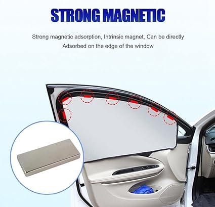 4pcs Universal Magnetic Car Sun Shade UV