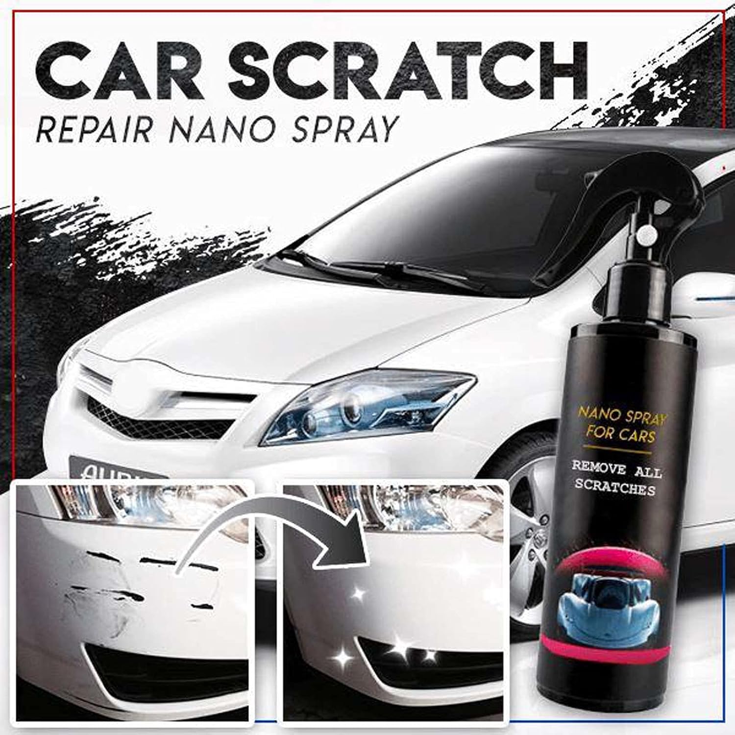 Car Scratch Quick Remover Repair Car Scratch Repair Nano Spray