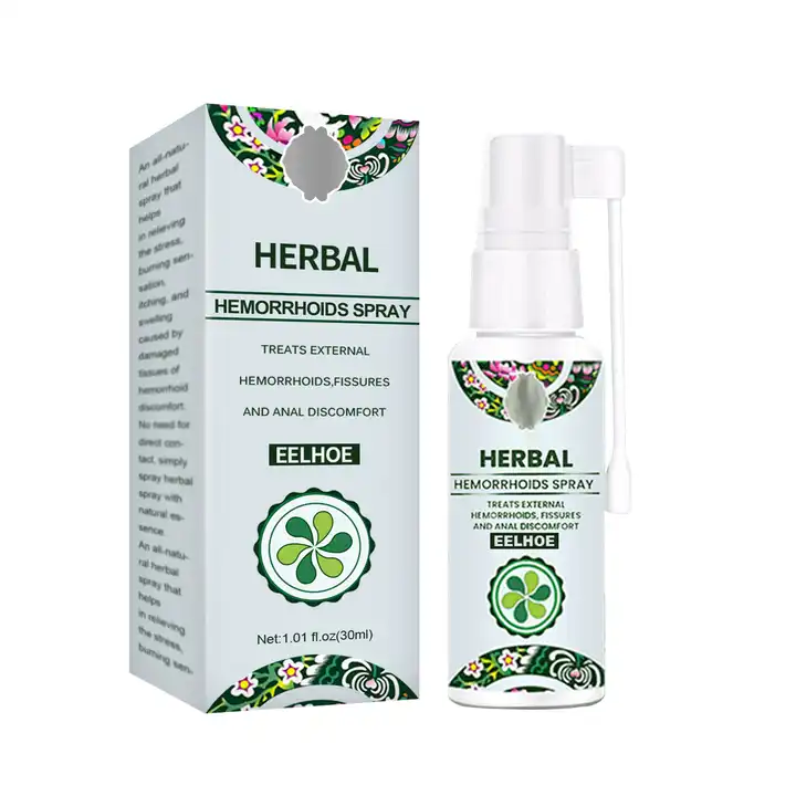 Spray bottle for hemorrhoids